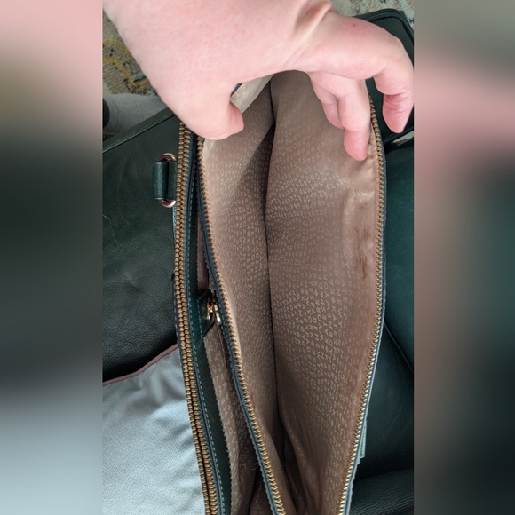 Kate Spade Green Leather Tote Bag - Picture 2 of 9